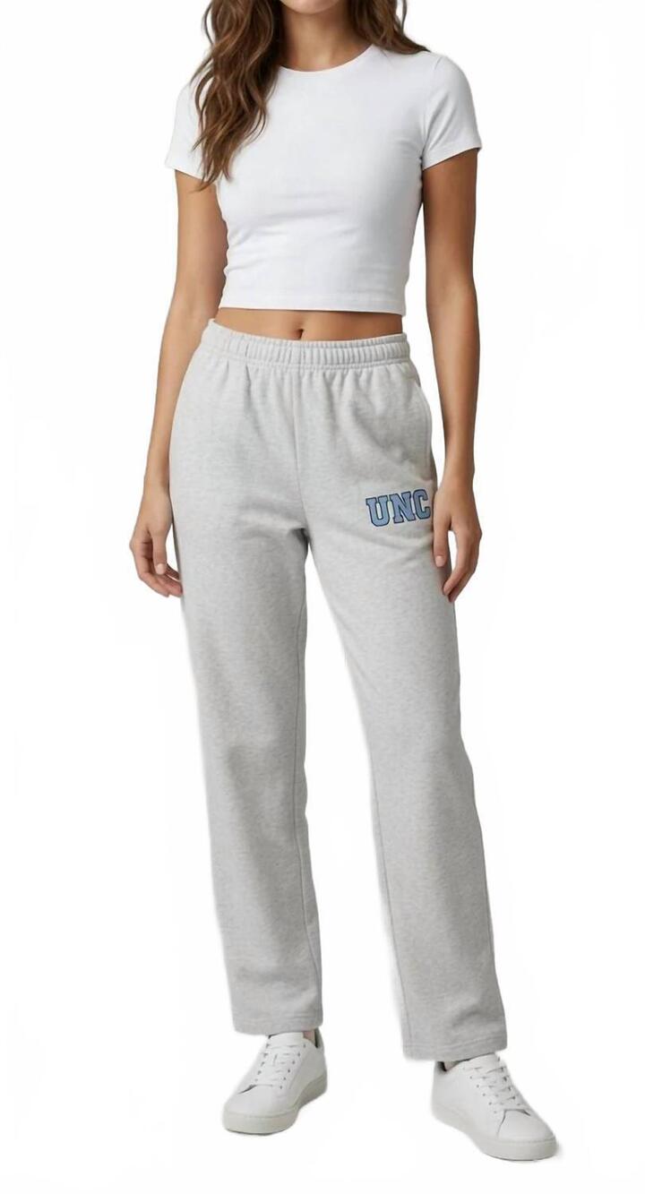 NEW HYPE AND VICE university of north carolina tar heel sweatpants in grey